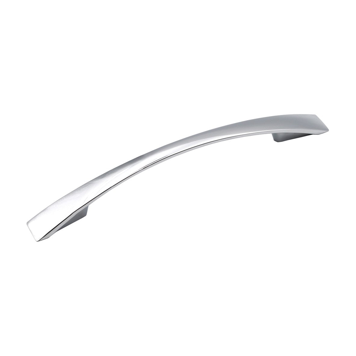 Vesta modern bow handle in Polished Chrome, 5 inch size
