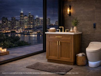 PW-Inset Shaker Mocha (Bathroom Vanity Only)