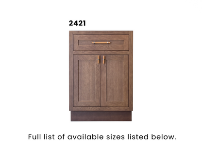 PW-Inset Shaker Mocha (Bathroom Vanity Only)