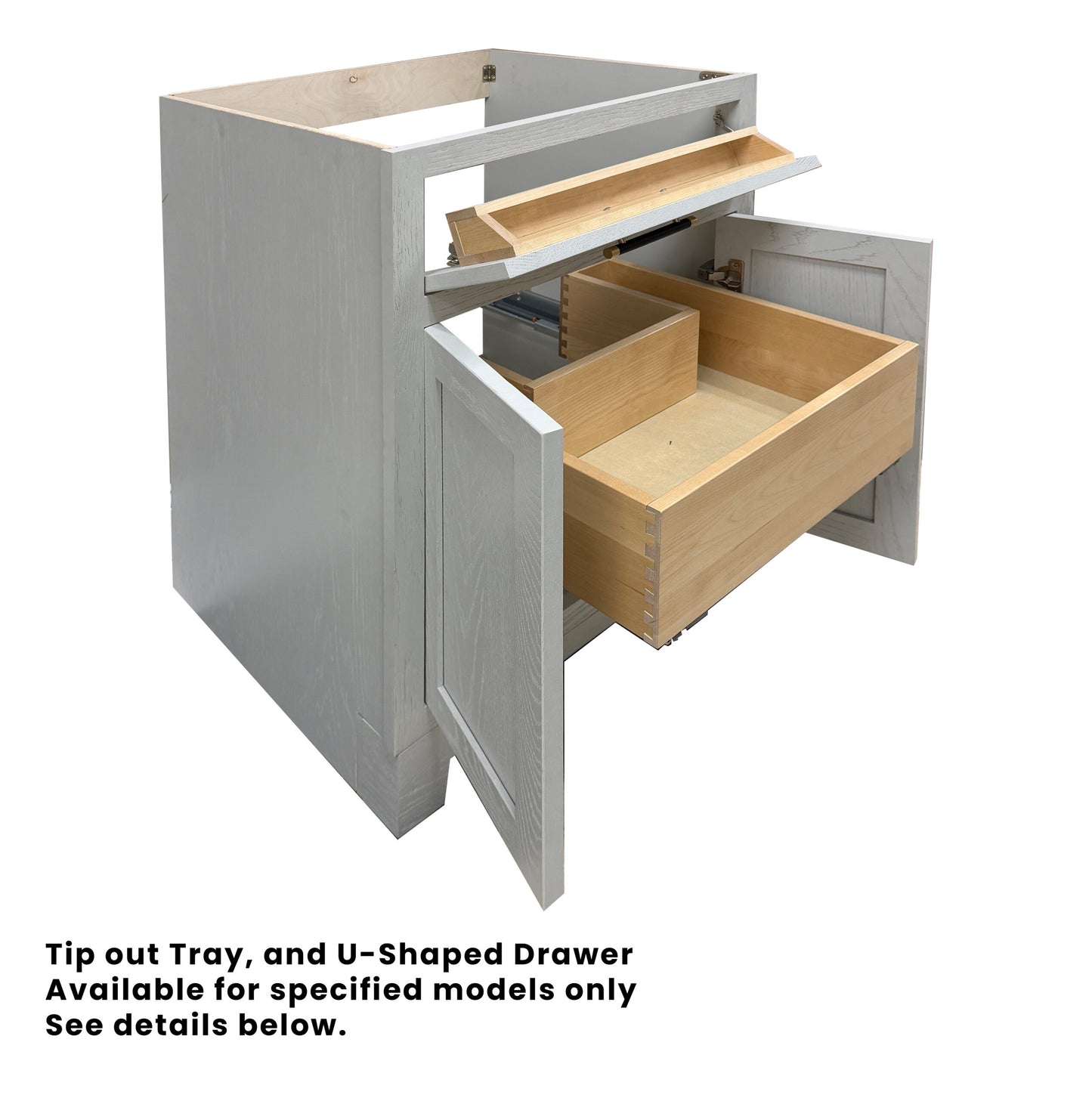 PW-Inset Shaker Winter Oak (Bathroom Vanity Only)