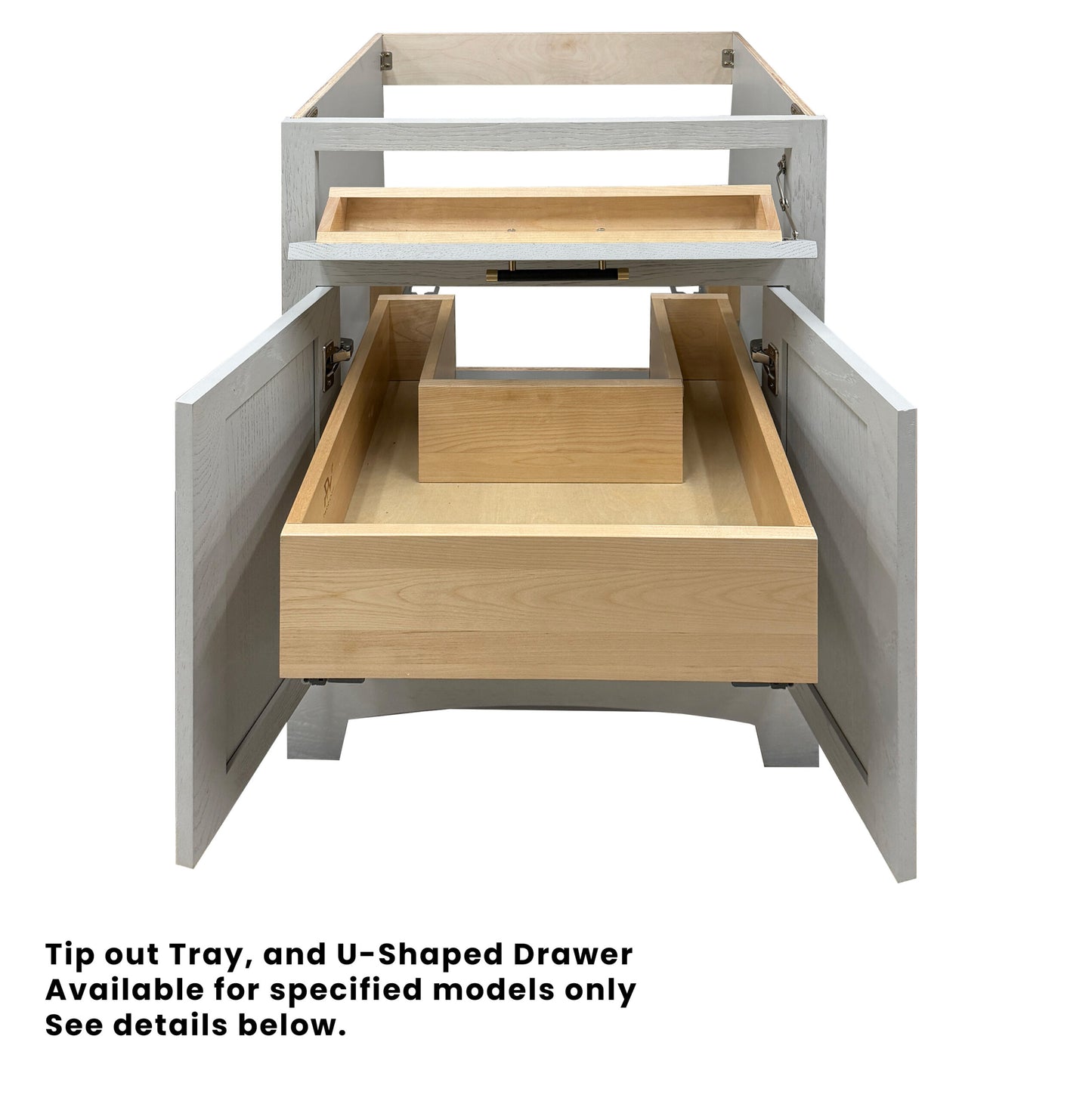 PW-Inset Shaker Winter Oak (Bathroom Vanity Only)