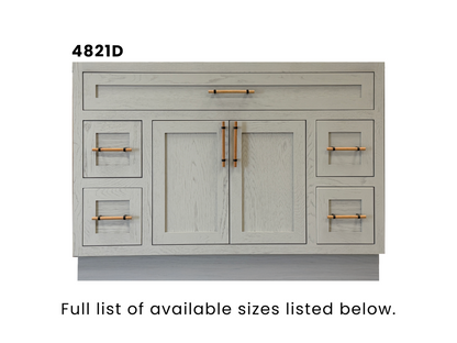 PW-Inset Shaker Winter Oak (Bathroom Vanity Only)