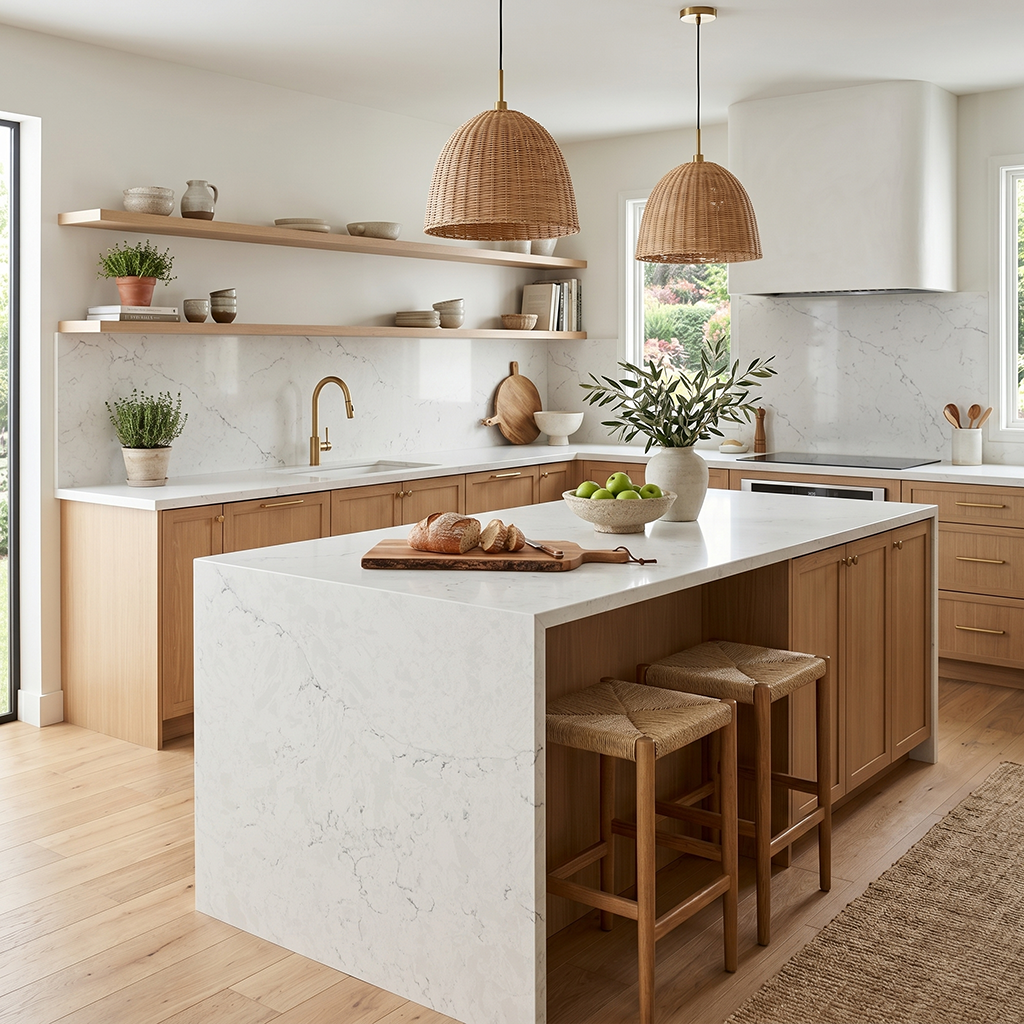 QDI-Calacatta Elegance PRIMO BELLA® Quartz Slab