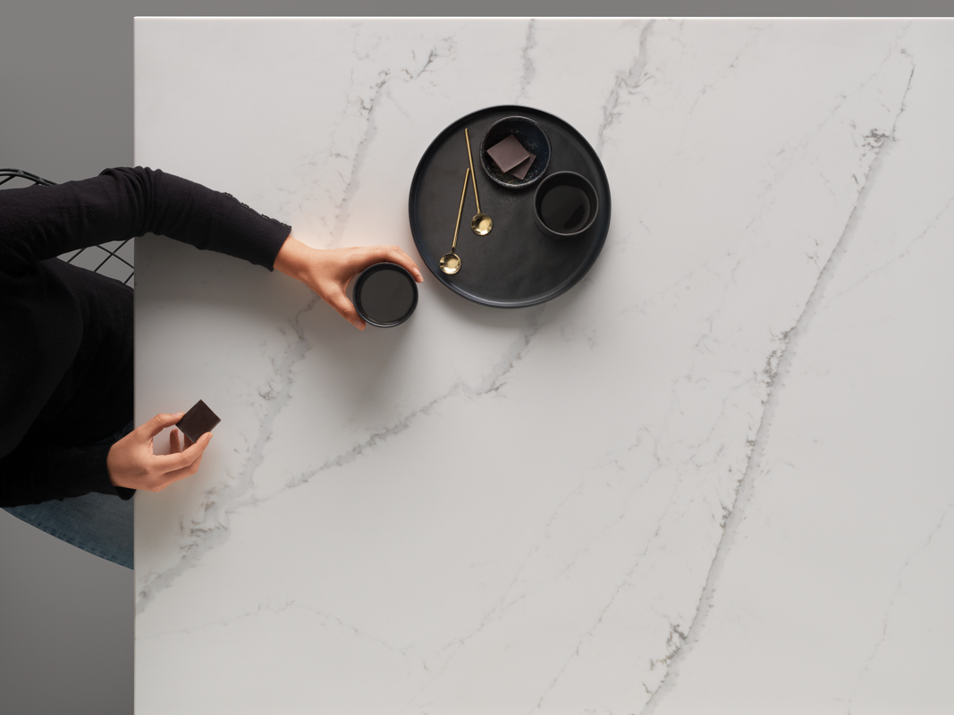QDI-Calacatta Naples Quartz Slab