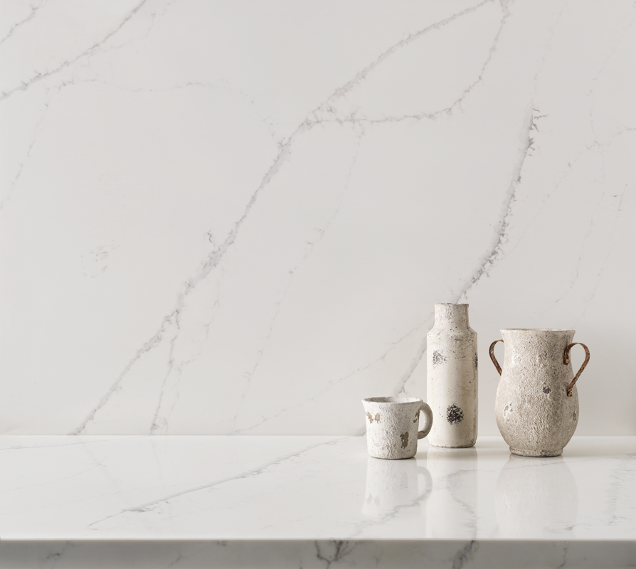 QDI-Calacatta Naples Quartz Slab