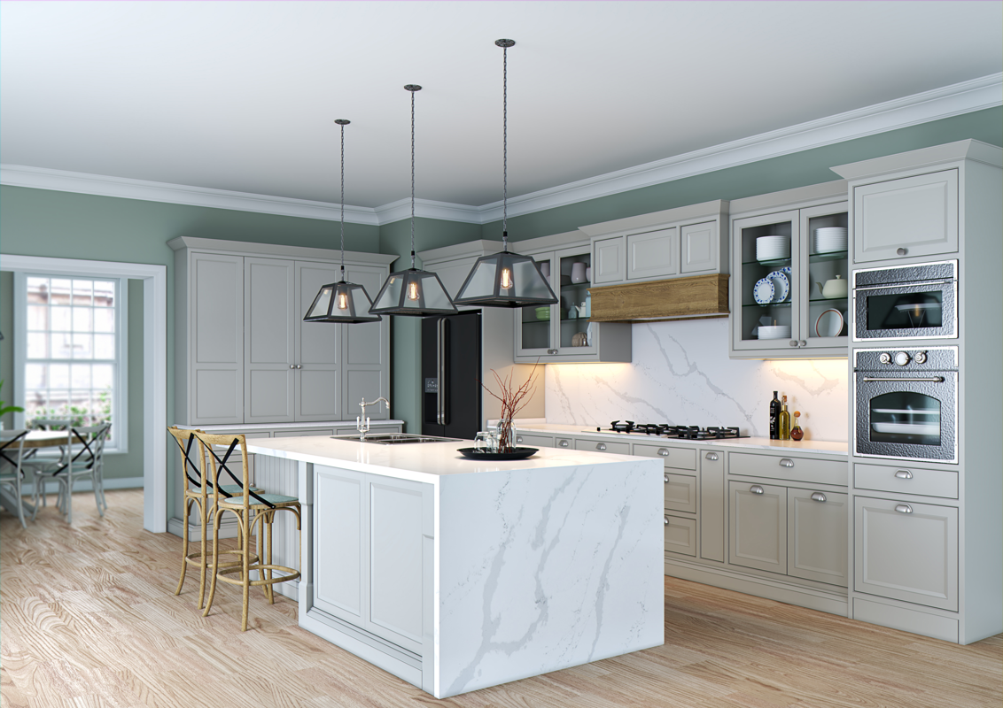 QDI-Calacatta Venice Quartz Slab