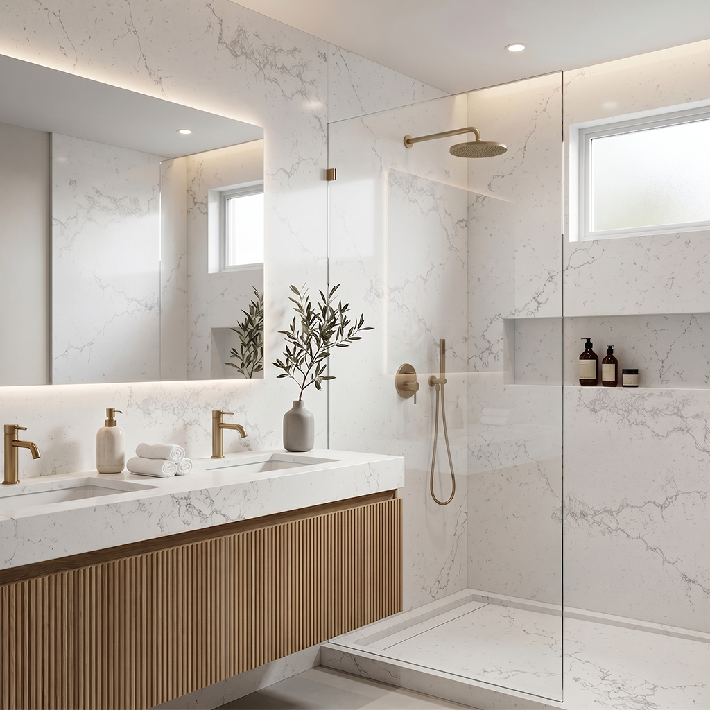 QDI-Carrara Sky PRIMO BELLA® Quartz Slab