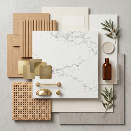 QDI-Carrara Sky PRIMO BELLA® Quartz Slab