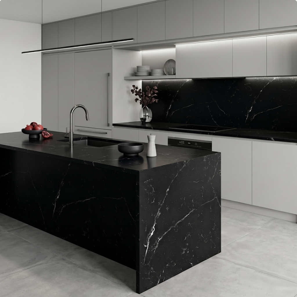 QDI-Midnight PRIMO BELLA® Quartz Slab