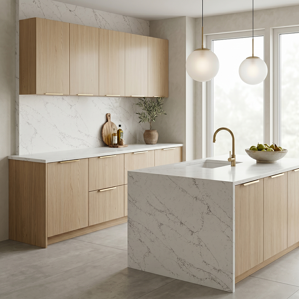 QDI-Statuario Genoa Quartz Slab