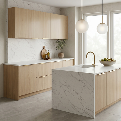 QDI-Statuario Genoa Quartz Slab
