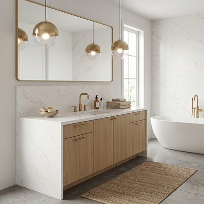 QDI-Statuario Pisa Quartz Slab
