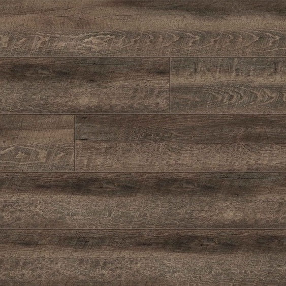 Cliffs XL Sweet Chestnut waterproof SPC vinyl plank flooring, deep chestnut brown look, boardwalk plank embossed surface, plank texture top-down view