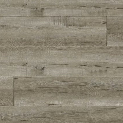 European WP Helsinki laminate flooring, smoky gray brown oak look, plank texture top-down view