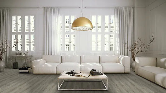 Malta Islands Ash Grey Water Resistant Laminate Flooring