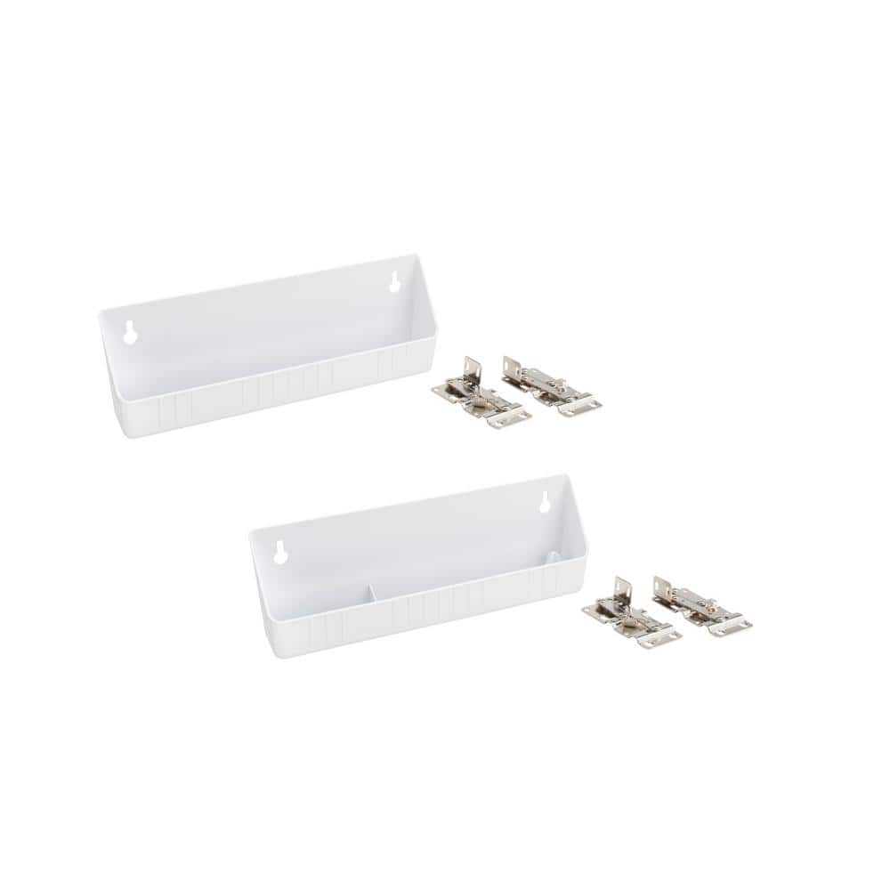 Rev-A-Shelf 11" White Sink Front Tip-Out Tray Set