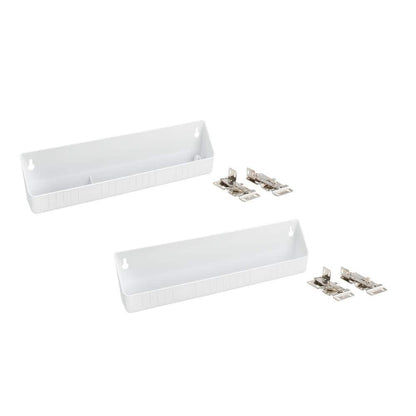 Rev-A-Shelf 14" White Sink Front Tip-Out Tray Set