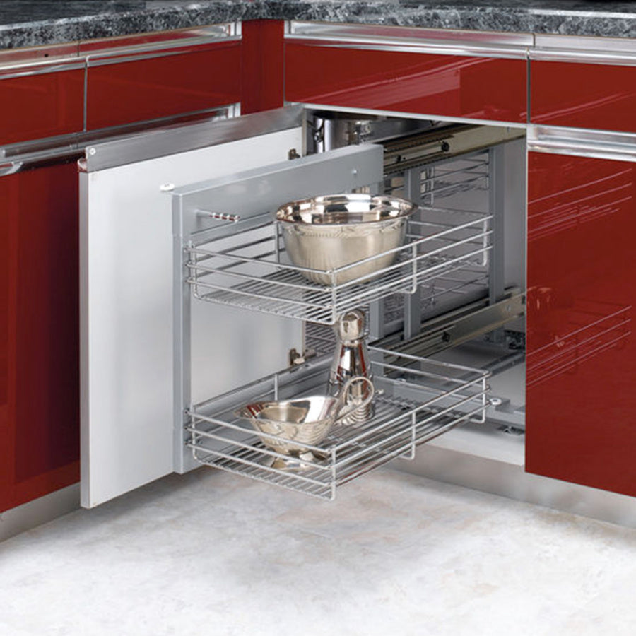 Rev-A-Shelf 15" Chrome Blind Corner Optimizer, chrome