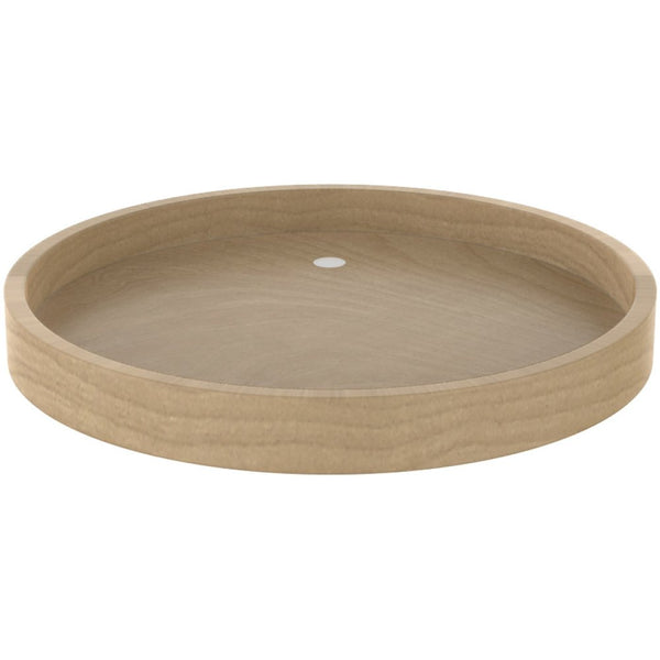 Rev-A-Shelf 18" Banded Wood Full-Circle Lazy Susan Tray, natural maple
