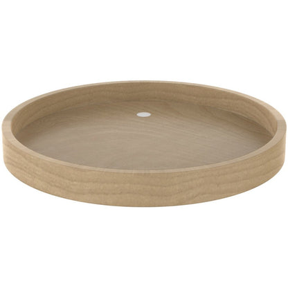 Rev-A-Shelf 18" Banded Wood Full-Circle Lazy Susan Tray, natural maple