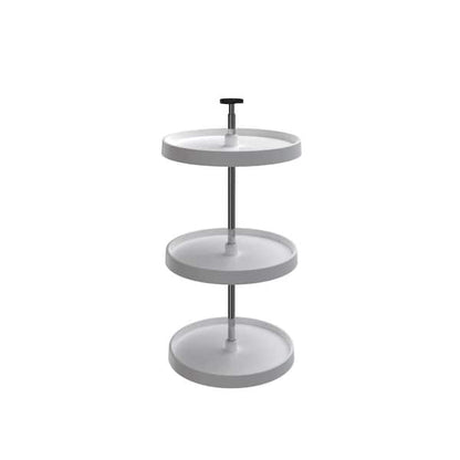 Rev-A-Shelf 18" White Full-Circle 3-Shelf Lazy Susan for 33" to 36" Wall Cabinets