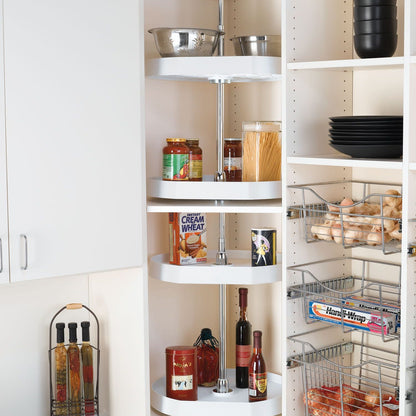Rev-A-Shelf 2-Shelf RAS Polymer D-Shaped Lazy Susans