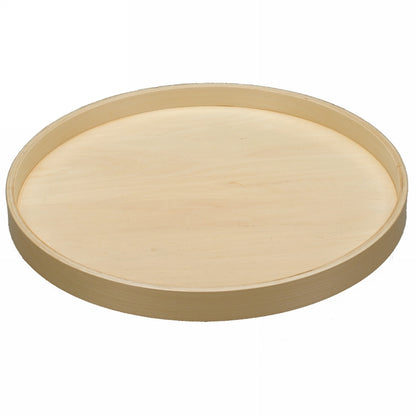 Rev-A-Shelf 20" Banded Wood Full-Circle Lazy Susan Tray, natural maple