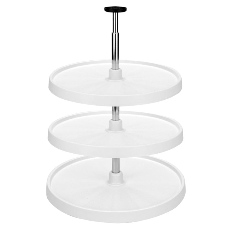 Rev-A-Shelf 20" White Full-Circle 3-Shelf Lazy Susan for 33" to 36" Wall Cabinets, white