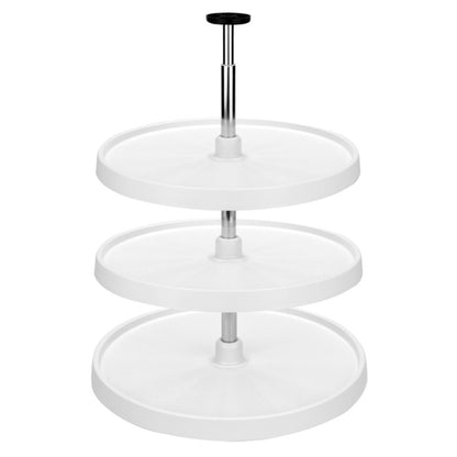 Rev-A-Shelf 20" White Full-Circle 3-Shelf Lazy Susan for 33" to 36" Wall Cabinets, white