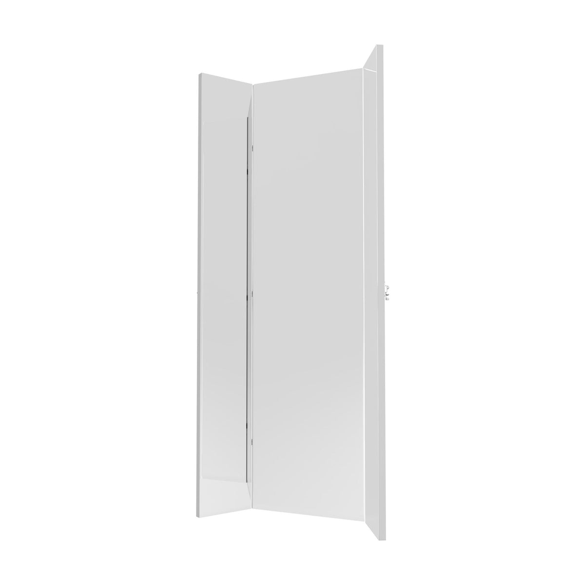 Rev-A-Shelf 3-Way Soft-Close Closet Mirror, Silver, 14"