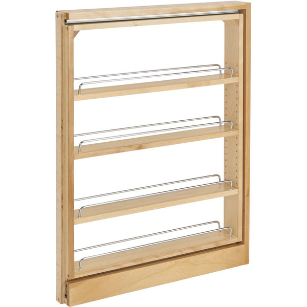 Rev-A-Shelf 3" Wood Base Cabinet Filler Pullout, natural maple