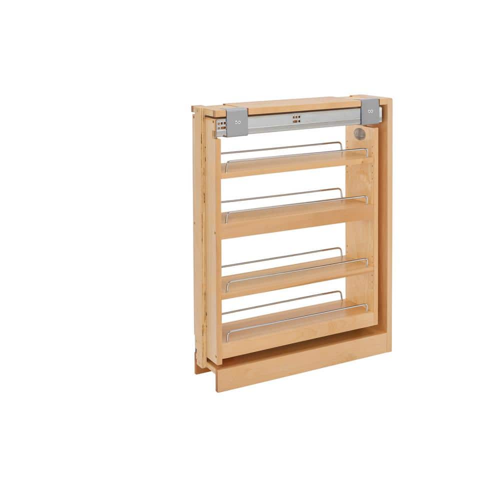 Rev-A-Shelf 6" Wood Base Cabinet Filler Pullout with Soft-Close