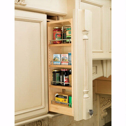 Rev-A-Shelf 6" x 42" Wood Wall Cabinet Filler Pullout, natural maple