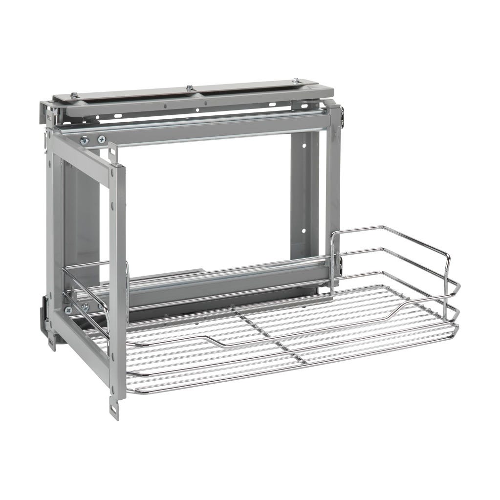 Rev-A-Shelf Above Appliance Pullout, Polished Chrome, 15"