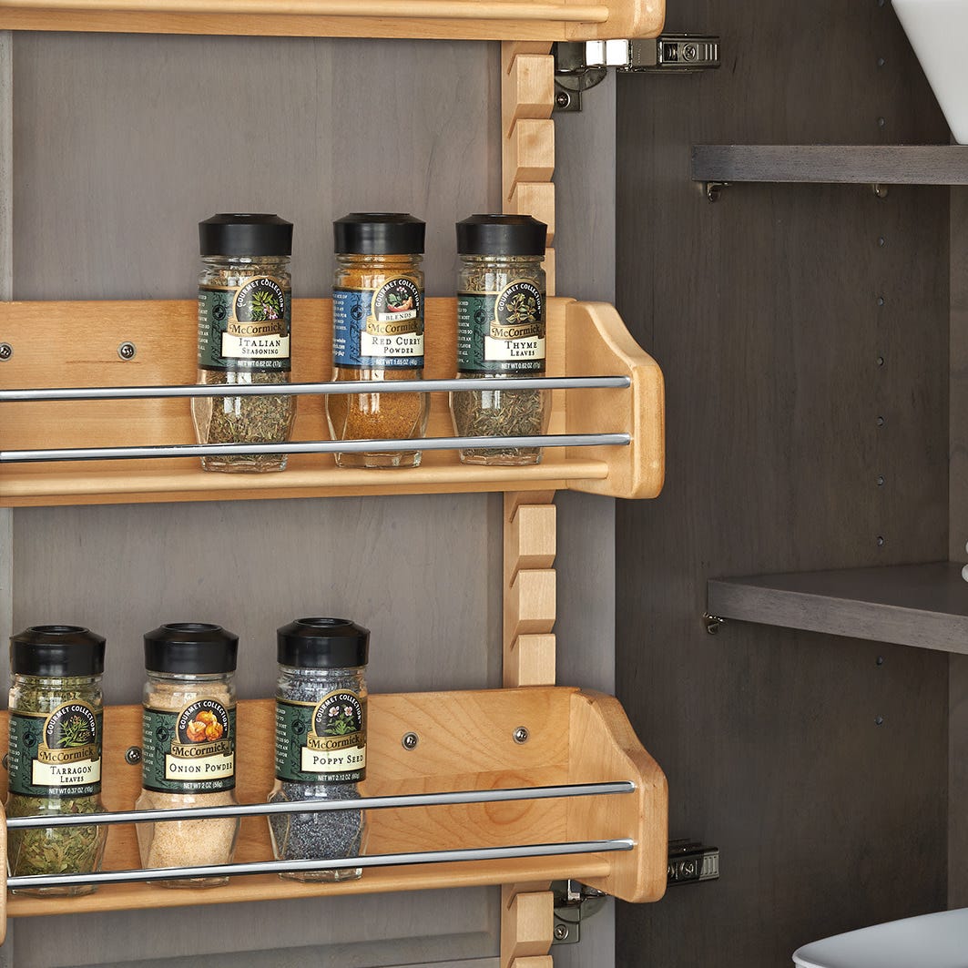 Rev-A-Shelf Adjustable Door Mount Spice Rack