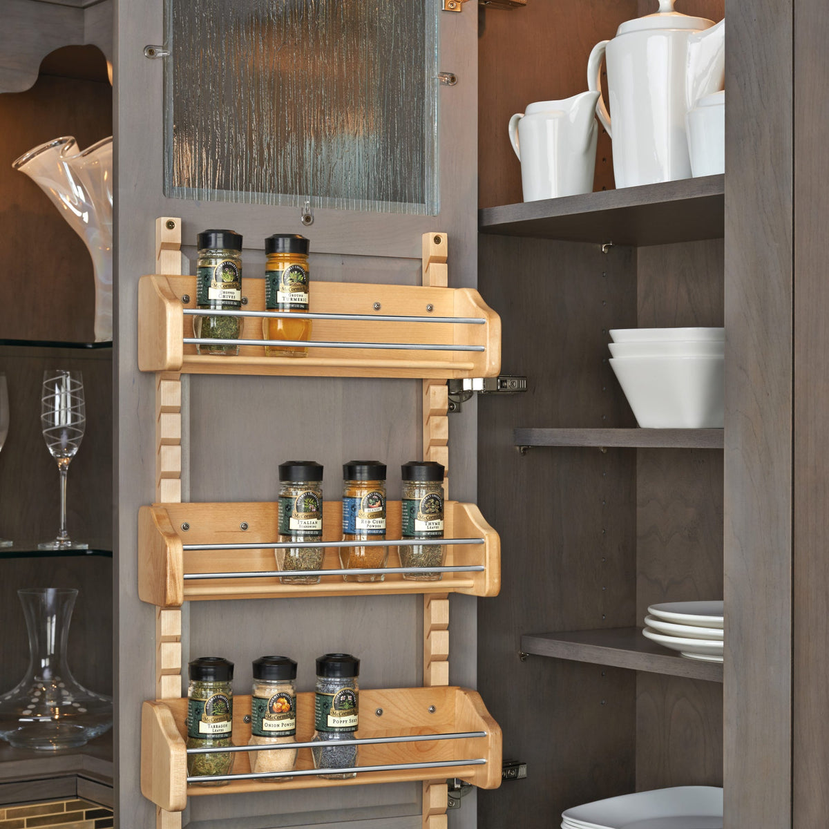 Rev-A-Shelf Adjustable Door Mount Spice Rack