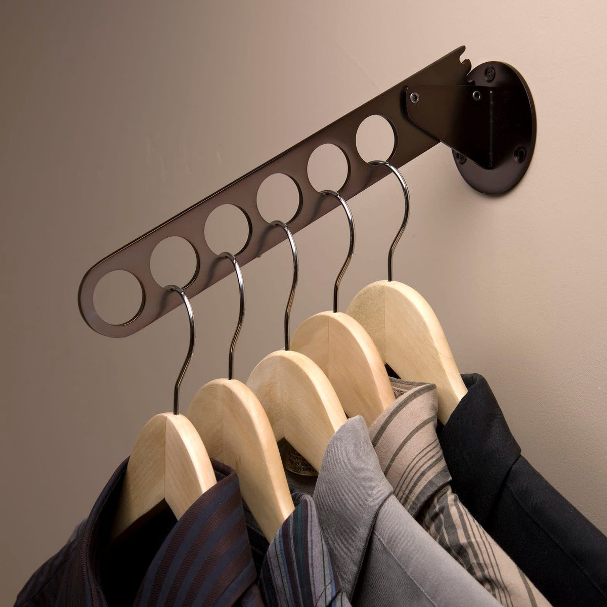 Rev-A-Shelf Adjustable Laundry Valet Rod, bronze