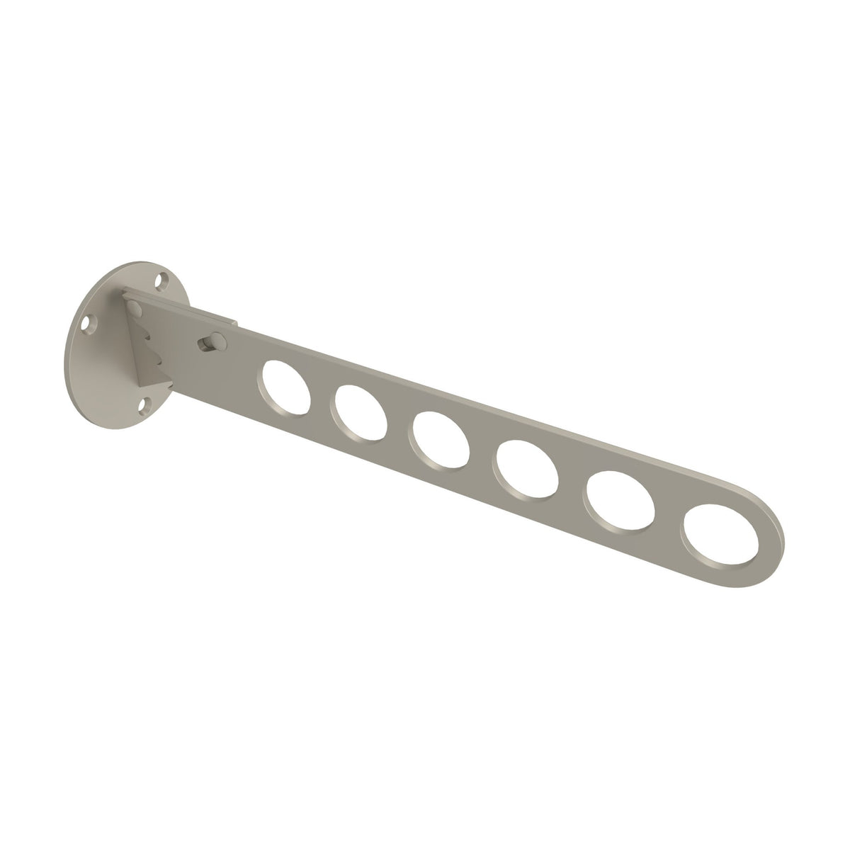Rev-A-Shelf Adjustable Laundry Valet Rod, Satin Nickel, 2.95"