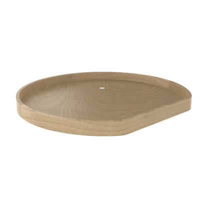 Rev-A-Shelf Banded Wood D-Shaped Lazy Susan, 28"
