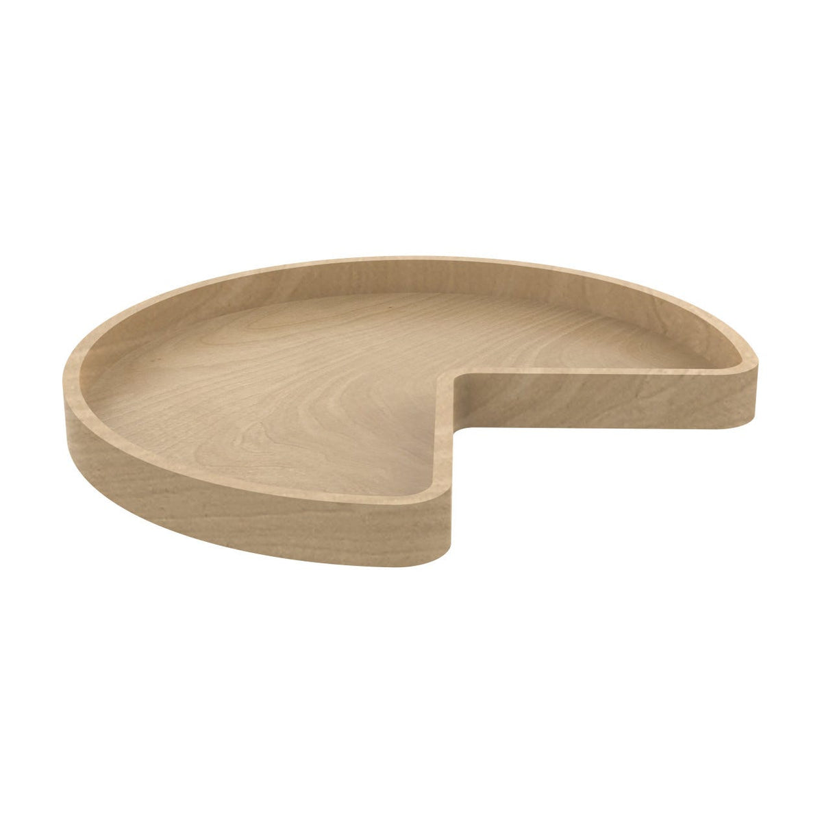 Rev-A-Shelf Banded Wood Kidney-Shaped Lazy Susans, 28"