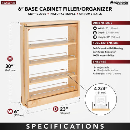 Rev-A-Shelf Base Cabinet Filler