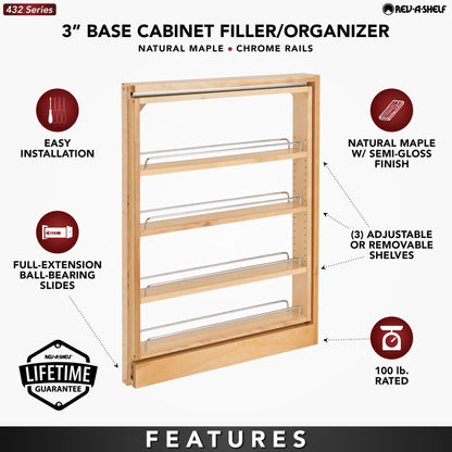 Rev-A-Shelf Base Cabinet Filler