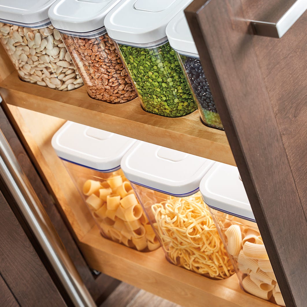 Rev-A-Shelf Base Cabinet Pullout with OXO Containers
