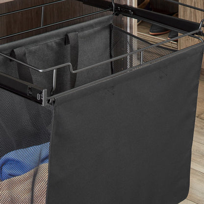 Rev-A-Shelf Black Canvas Hamper Pullout