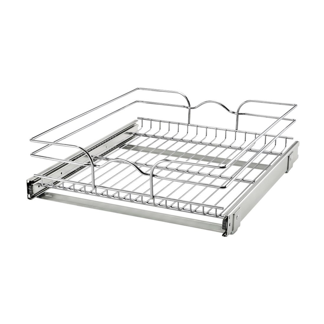 Rev-A-Shelf Chrome Wire Pullout Shelves, Chrome, 18"