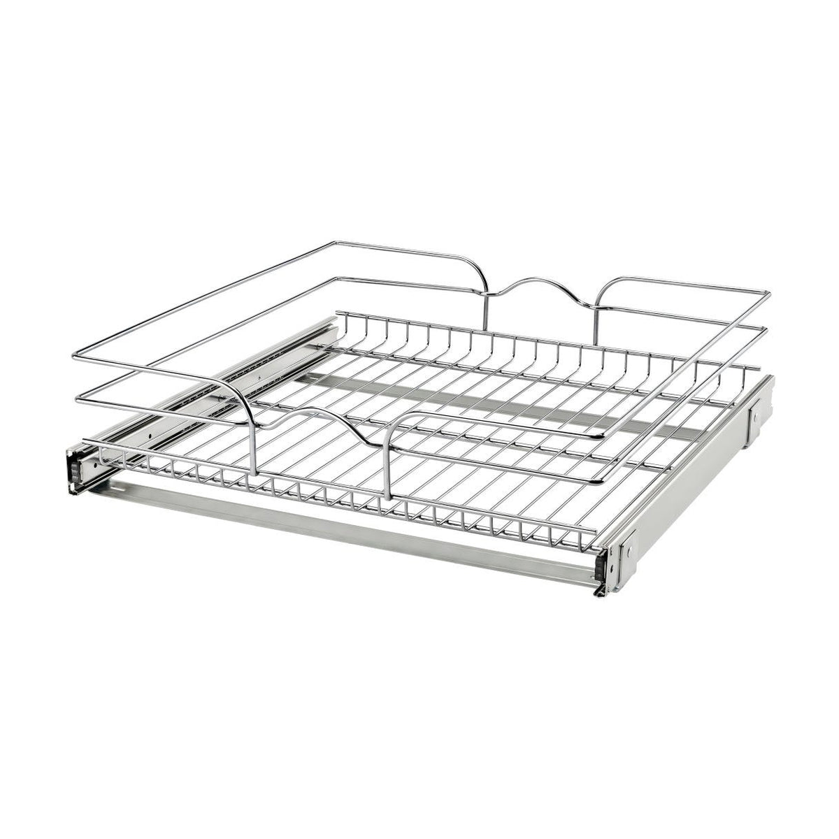 Rev-A-Shelf Chrome Wire Pullout Shelves, Chrome, 21"