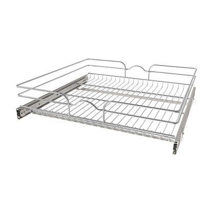 Rev-A-Shelf Chrome Wire Pullout Shelves, Chrome, 24"