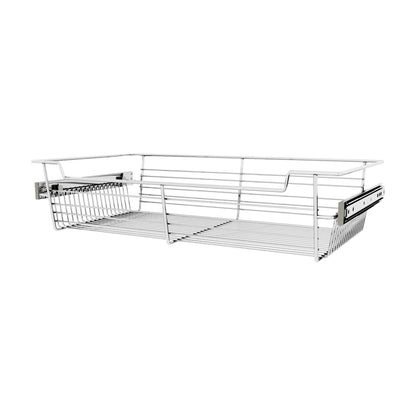 Rev-A-Shelf Closet Basket Pullouts, Chrome, 24"
