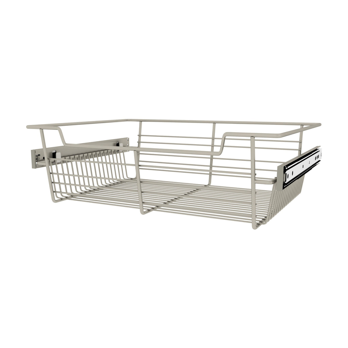 Rev-A-Shelf Closet Basket Pullouts, Satin Nickel, 18"