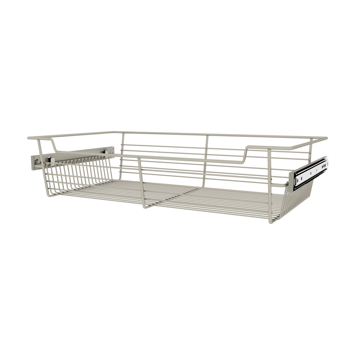 Rev-A-Shelf Closet Basket Pullouts, Satin Nickel, 24"